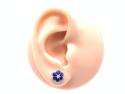 18ct Sapphire & Diamond Cluster Earrings