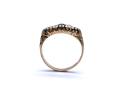 18ct Sapphire & Diamond 5 Stone Ring 1914