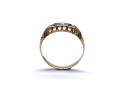 18ct Synthetic Sapphire & Diamond Ring
