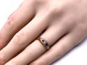 18ct Synthetic Sapphire & Diamond Ring