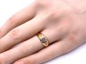 Edwardian 18ct Sapphire & Diamond Ring 1907