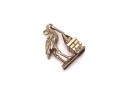 9ct Yellow Gold Stork Charm