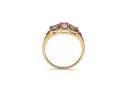 9ct Pink Spinel & Diamond Cluster Ring