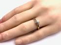 9ct Yellow Gold Diamond Solitaire Ring