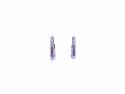 9ct White Gold Diamond Huggies 0.07ct