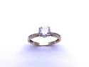 9ct Yellow Gold CZ Solitaire Ring