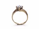 9ct Yellow Gold CZ Solitaire Ring