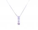 18ct White Gold Diamond Pendant 0.38ct