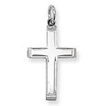 Silver Beaded Cross