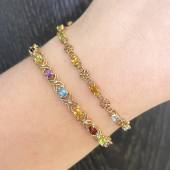 Gold & Gemset Bracelets