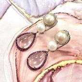 Gold & Gemset Earrings