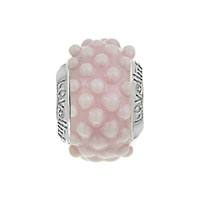 Silver Lovelinks Pink Bobble Glass Bead 11821143-