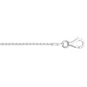 Silver Spiga Chain 18 Inch