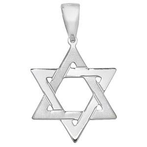 Silver Star of David Pendant