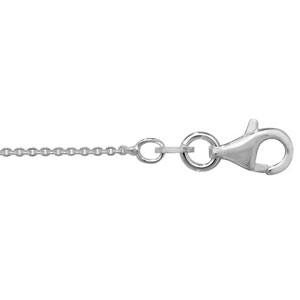 Silver Flat Rolo Chain 16 Inch