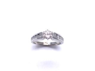 Diamond Fancy Solitaire Ring Ap0.84ct