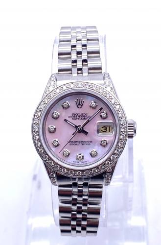 Ladies Diamond Rolex Datejust 69174