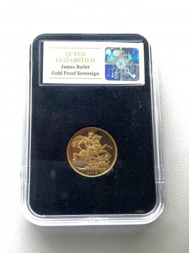 Full Proof Gold Sovereign Coin 2016 J.B