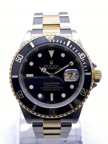 Rolex Bi-Metal Submariner Watch 16613
