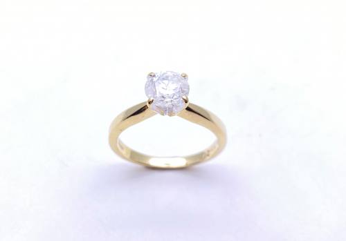 18ct Diamond Solitaire Ring 1.21ct