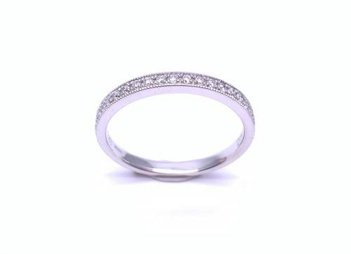 Platinum Diamond Eternity Ring 0.09ct