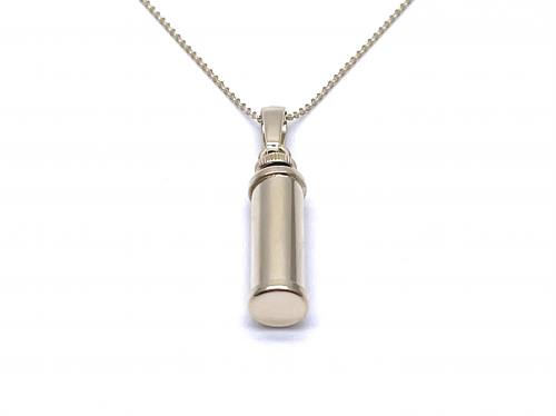 9ct Yellow Gold Cylinder Ashes Locket