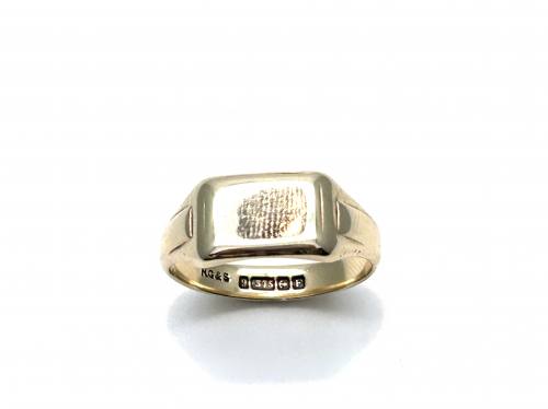 9ct Yellow Gold Old Signet Ring