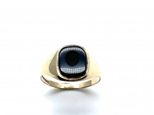 9ct Yellow Gold Onyx Signet Ring
