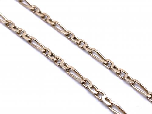 9ct Yellow Gold Fancy Figaro Chain