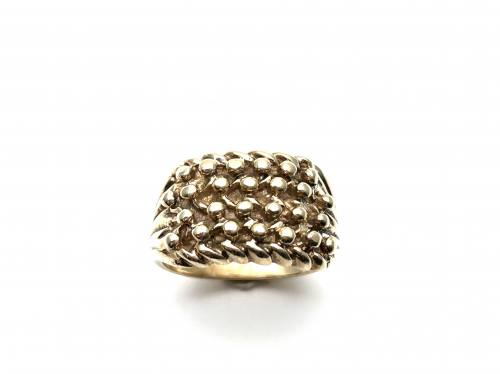9ct Yellow Gold Keeper Ring