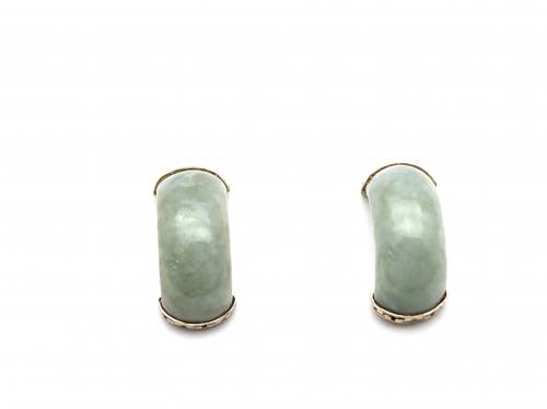  9ct Jade Drop Earrings