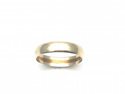 9ct Yellow Gold D-Shape Wedding Ring