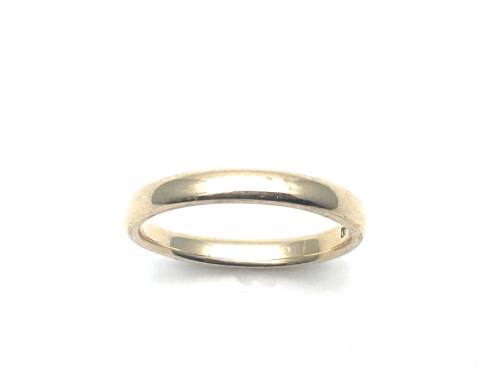 9ct Yellow Gold Court Wedding Ring