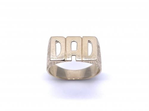 9ct Yellow Gold 'Dad' Ring