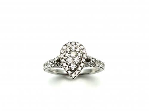 18ct Vera Wang Diamond & Sapphire Ring