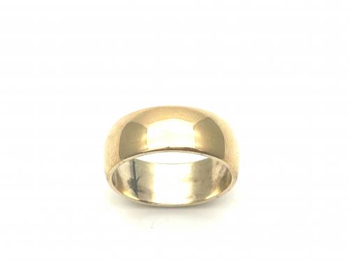 9ct Yellow Gold Wedding Ring 9mm