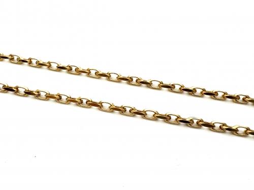 9ct Yellow Gold Trace Chain 26 Inch