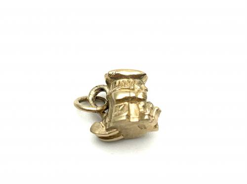 9ct Yellow Gold Pirate Charm