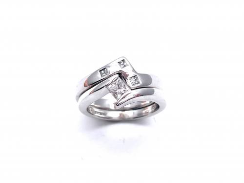 18ct White Gold Diamond Bridal Set