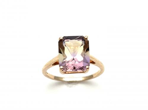 9ct Yellow Gold Ametrine Ring