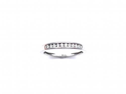 9ct White Gold Diamond Eternity Ring