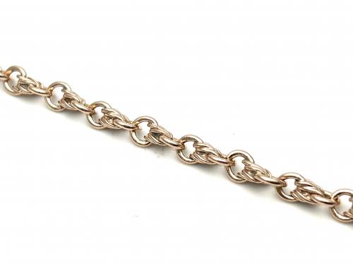 9ct Rose Gold Fancy Bracelet