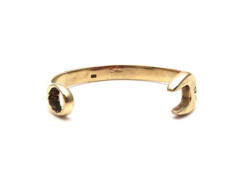 9ct Babies Spanner Bangle