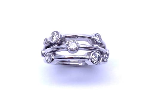 18ct Diamond Bubble Ring ETDW 0.90ct