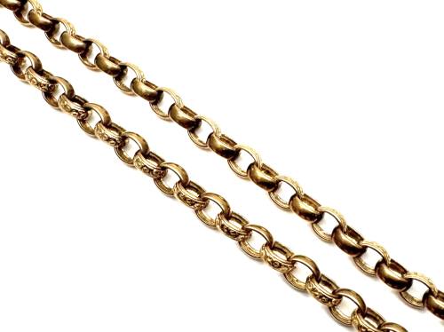 9ct Yellow Gold Belcher Chain 19 Inches