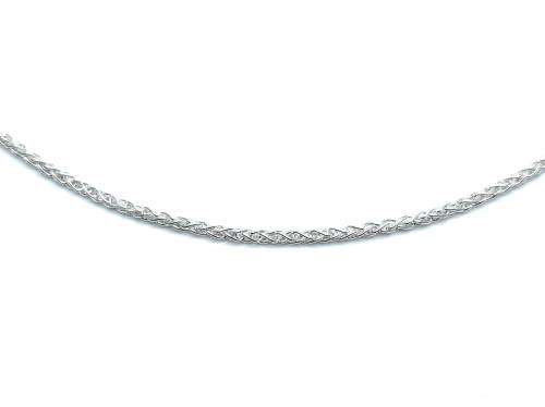 Silver Spiga Chain 30 Inch