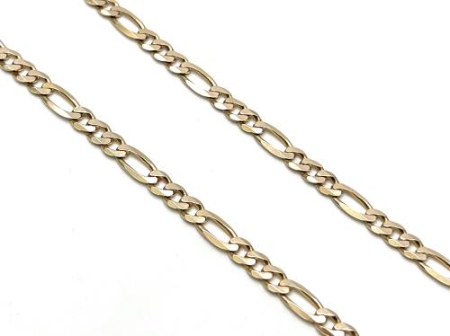 9ct Yellow Gold Figaro Chain 20 Inch