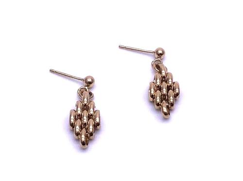 9ct Yellow Gold Panther Style Earrings