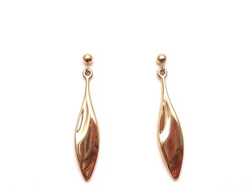 9ct Yellow Gold Drop Earrings