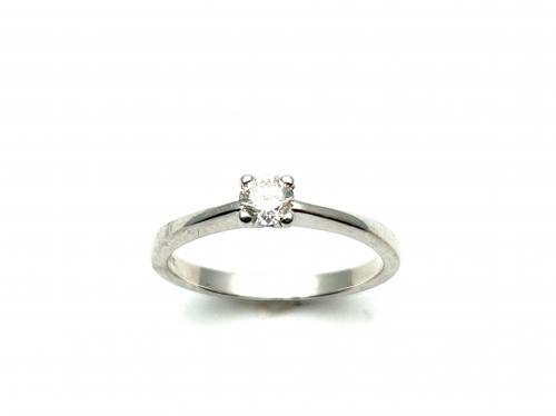 18ct White Gold Diamond Solitaire 0.30c